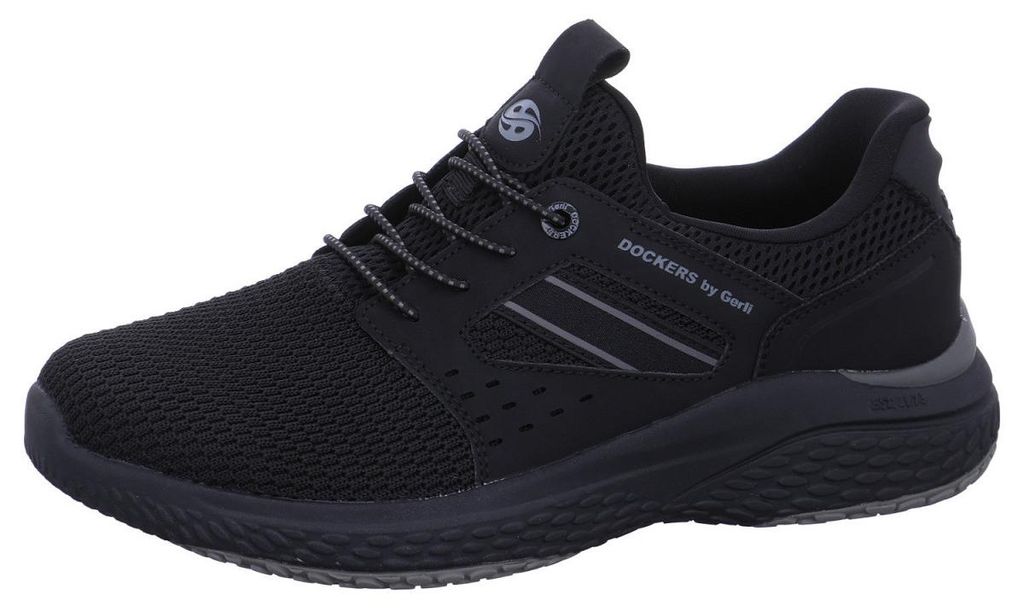 Dockers by Gerli Herrenschuhe Slipper Schwarz Freizeit, Schuhgröße:45 EU