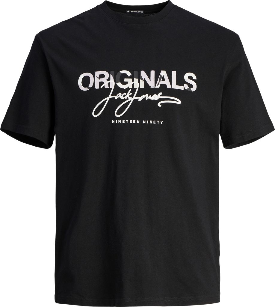 JACK & JONES Herren T-Shirt JORARUBA Branding Tee Crew-Neck