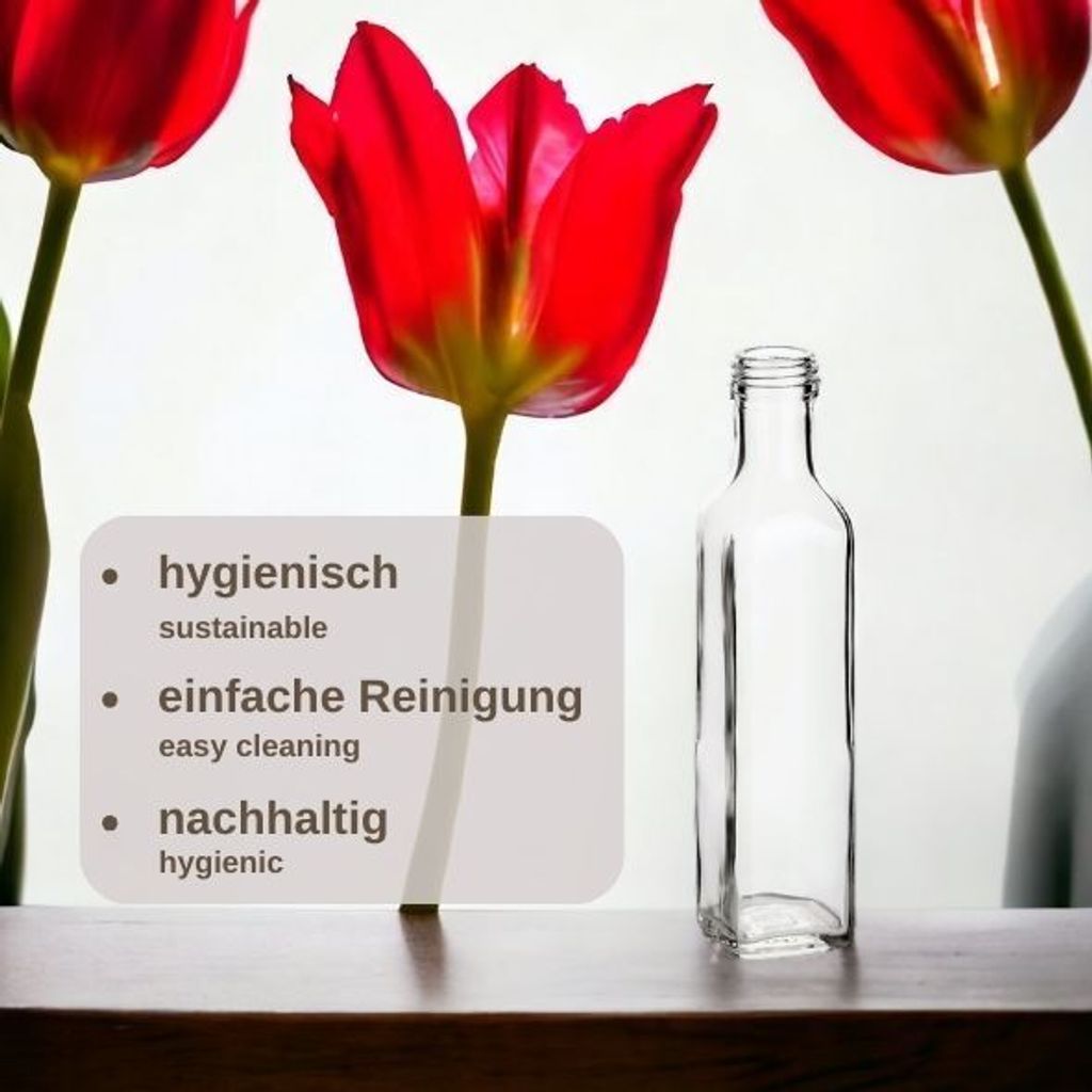 gouveo 24er Set Glasflasche 250 ml Maraska mit Produktbild 4
