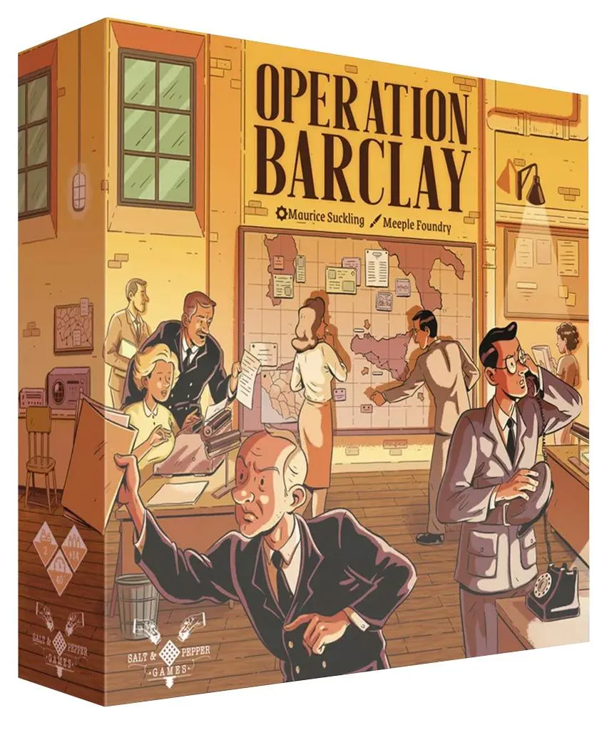 Opération Barclay Jeu de Société : Battez l'Ennemi en Édition Anglaise