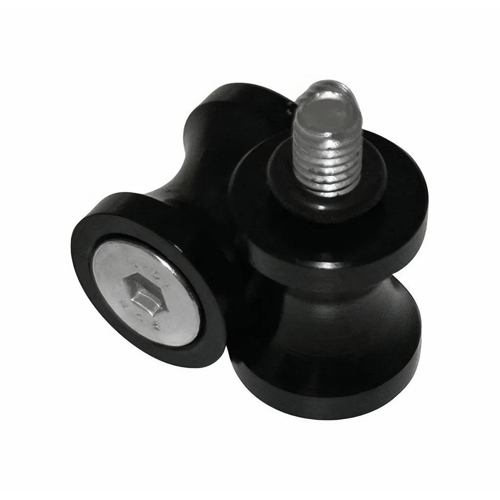 Bobine Cavalletto M6 Nero CNC | Alluminio per Uso Racing Moto