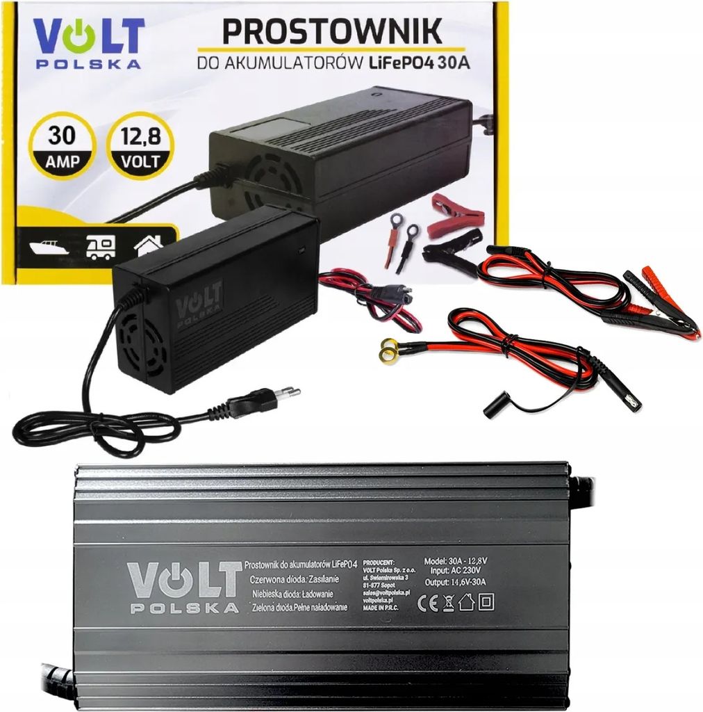 Nabíječka Lifepo4 Volt 30A 12,8V 14,6V Nabíječka Baterií Obrázek produktu 