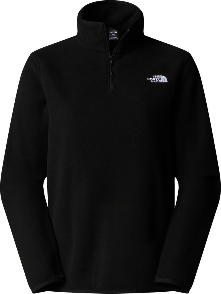 The North Face W Glacier Fleece 1/4 Zip Jacket Tnf Black Tnf Black Xs