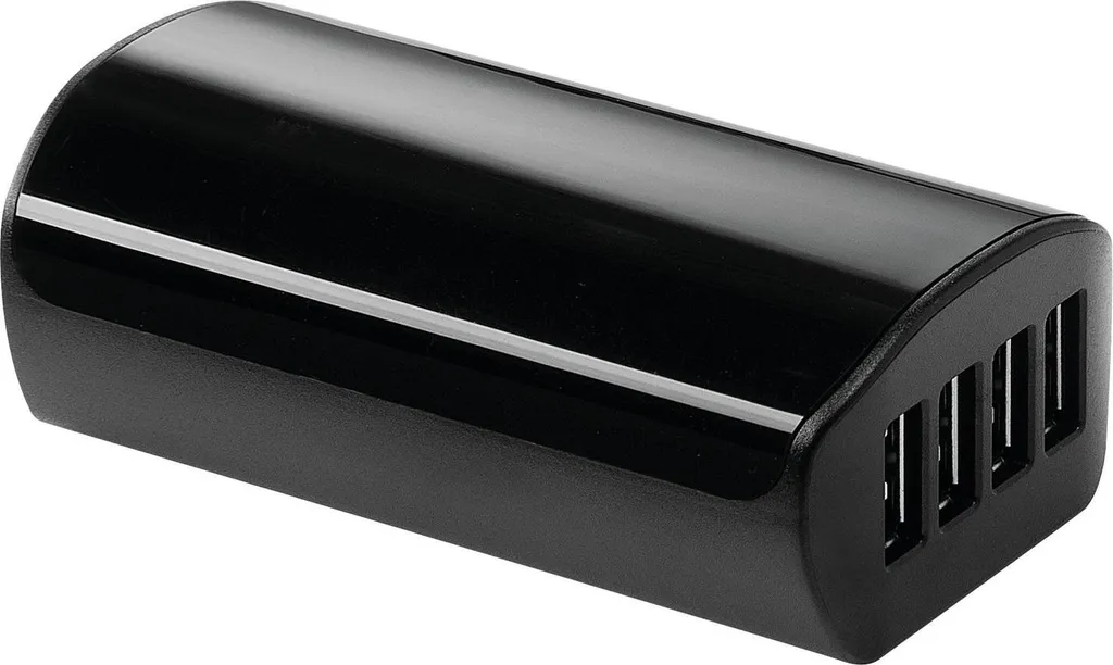 Station de charge WRL polyvalente dotée de 4 ports USB haute vitesse noir