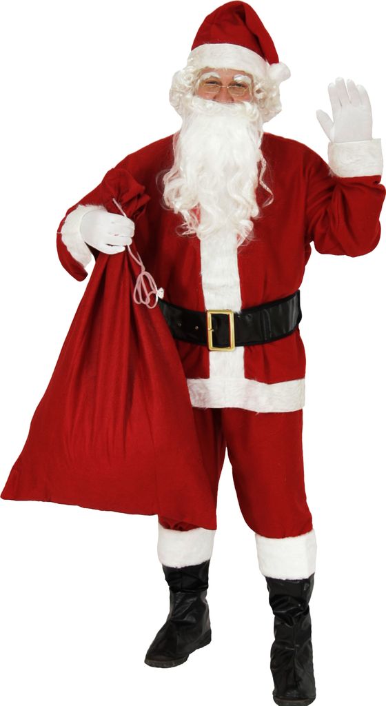 dunkelrotes Weihnachtsmannkostüm Gr S - XXXXL, Größe:XXL Produktbild 