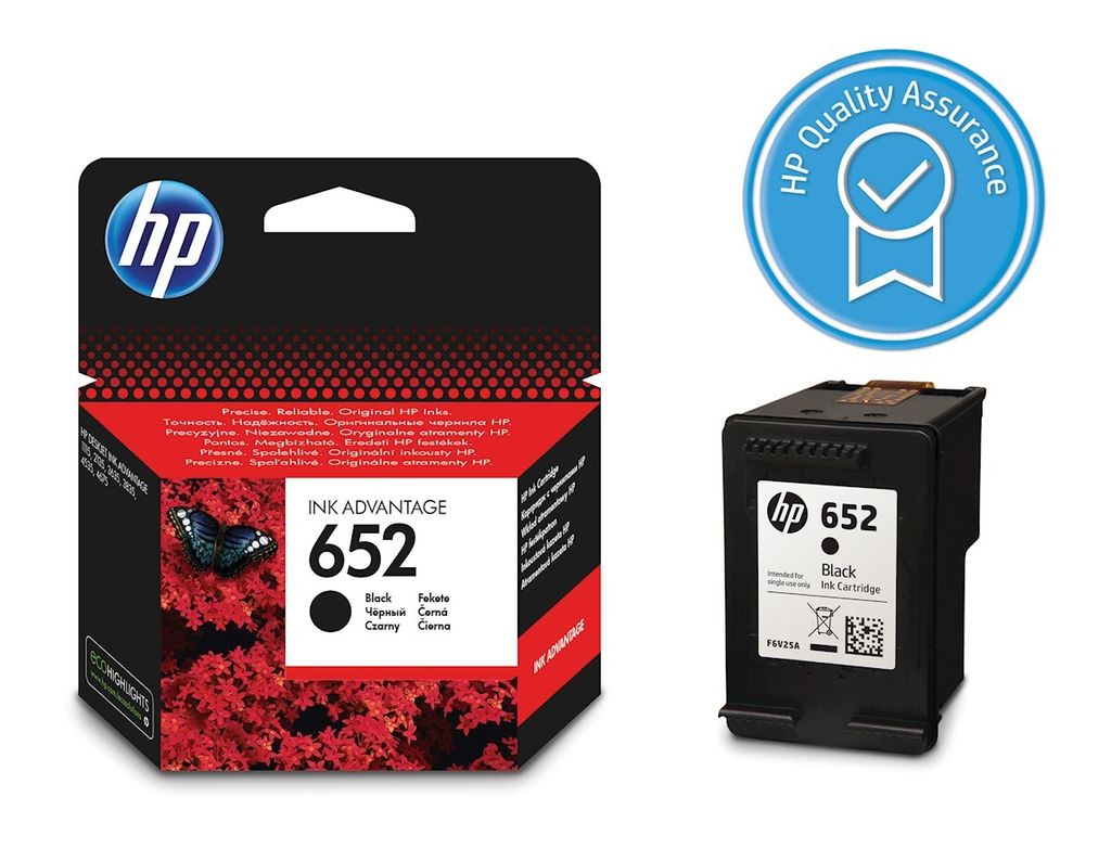 Hp Tusz Nr 652 Czarny F6V25Ae - Do Drukarek Hp Deskjet Ink Zdjęcie produktu 