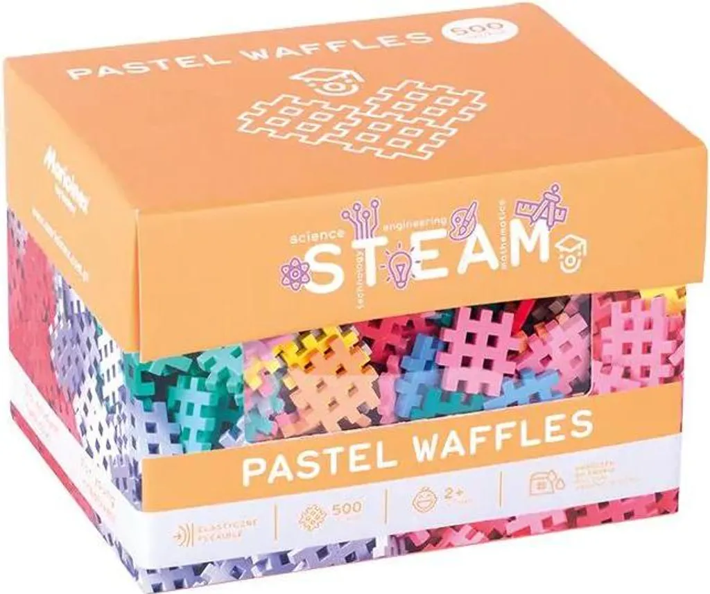 Activités Créatives Enfant : Pack 500 Mini Gaufres Pastel Marioinex