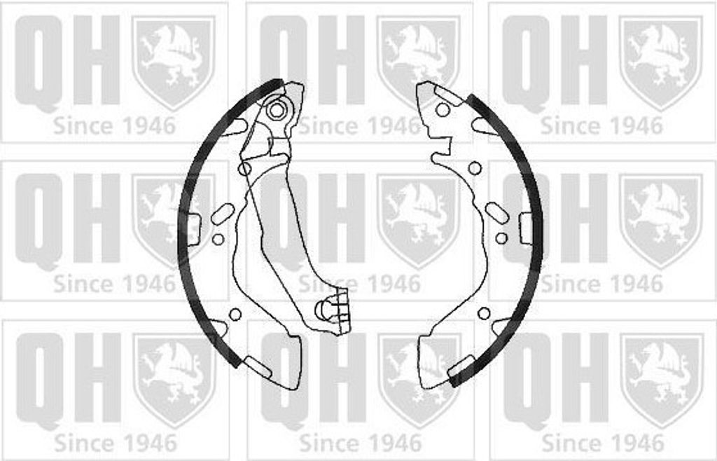 QUINTON HAZELL Bremsbackensatz Trommelbremse Hinten für HYUNDAI ATOS (MX) 180mm BS1066