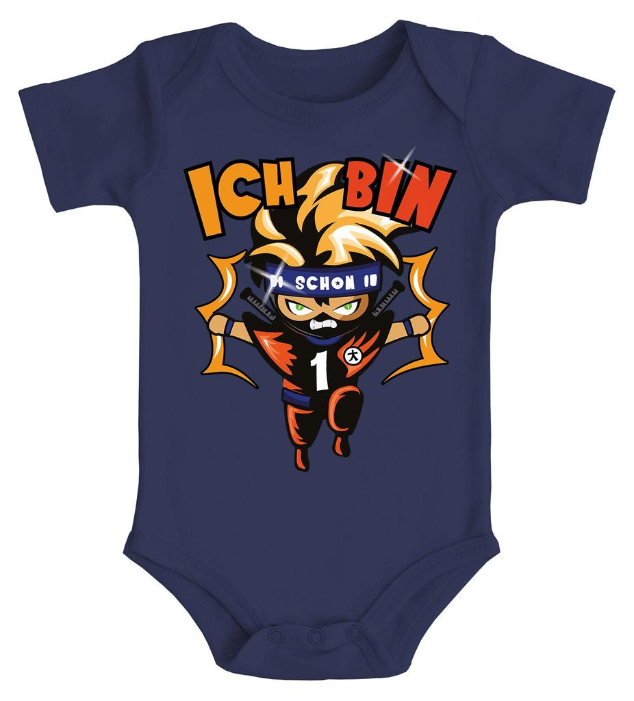 Babybody erster Geburtstag Ninja Kid Comic Ich bin schon 1 Produktbild 