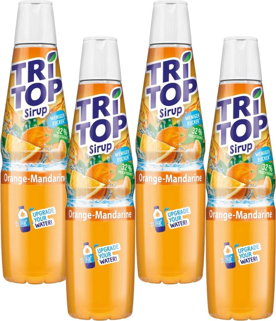 TRI TOP Sirup Orange-Mandarine 600 ml (4er Pack) Produktbild 