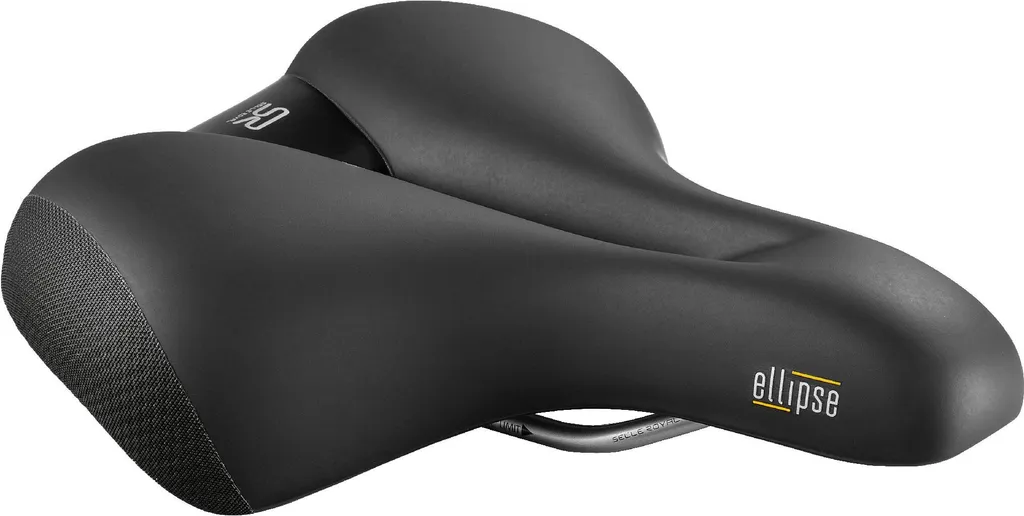 Selle Royal Ellipse Selle Ergonomique avec Canal Central Relaxed Noire