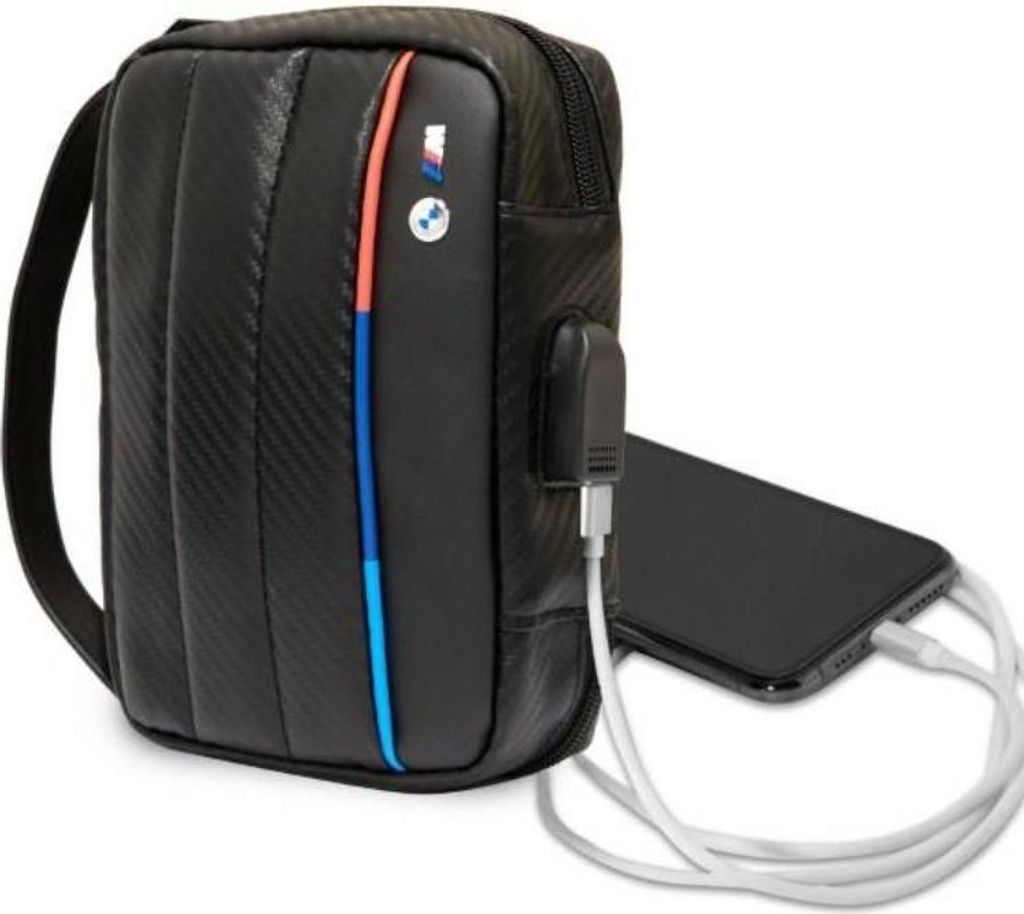 BMW Zubehrtasche BMHBPUCARTCBK, Schwarz, Schwarz, Carbon Tricolor