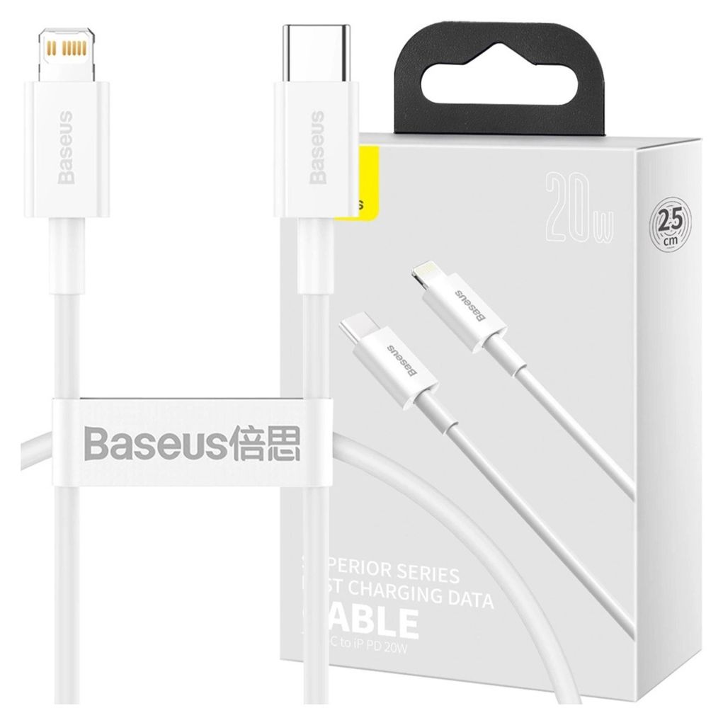 Kabel Usb-C Do Lightning Baseus Serie Superior, 20W, Pd, 2M Immagine del prodotto 