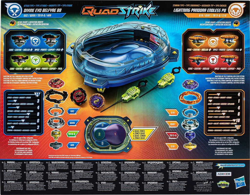Beyblade QS Thunder Edge Battle Set Produktbild 4