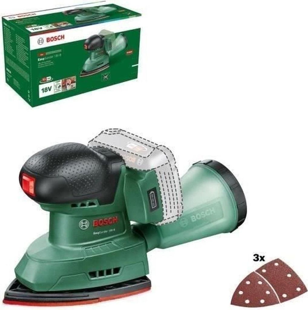 Bosch EasySander 18V-8, Vibrační bruska, Černá, Zelená, Obrázek produktu 
