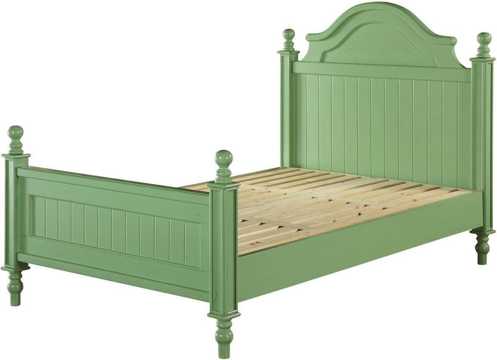Grünes Bett Klassische Betten Landhaus Doppelbett Hotel Luxus Schlafzimmer Neu
