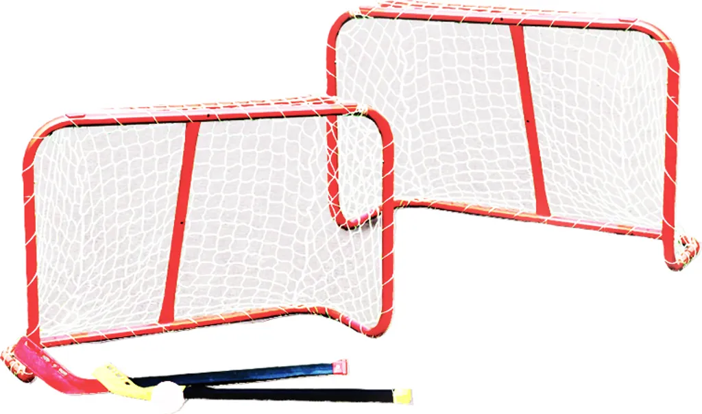 Set de hockey MASTER 81 cm avec but robuste et crosses haute résistance