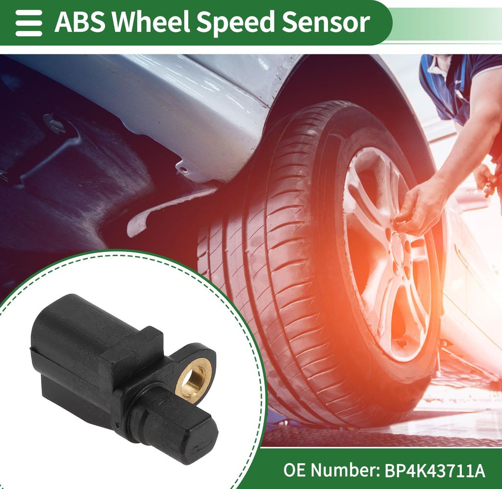 ABS Raddrehzahlsensor ABS Sensor Anti-Blockier-System Sensor für Mazda 3 2004-2012 Nr. BP4K43711A Hinten Links Rechts