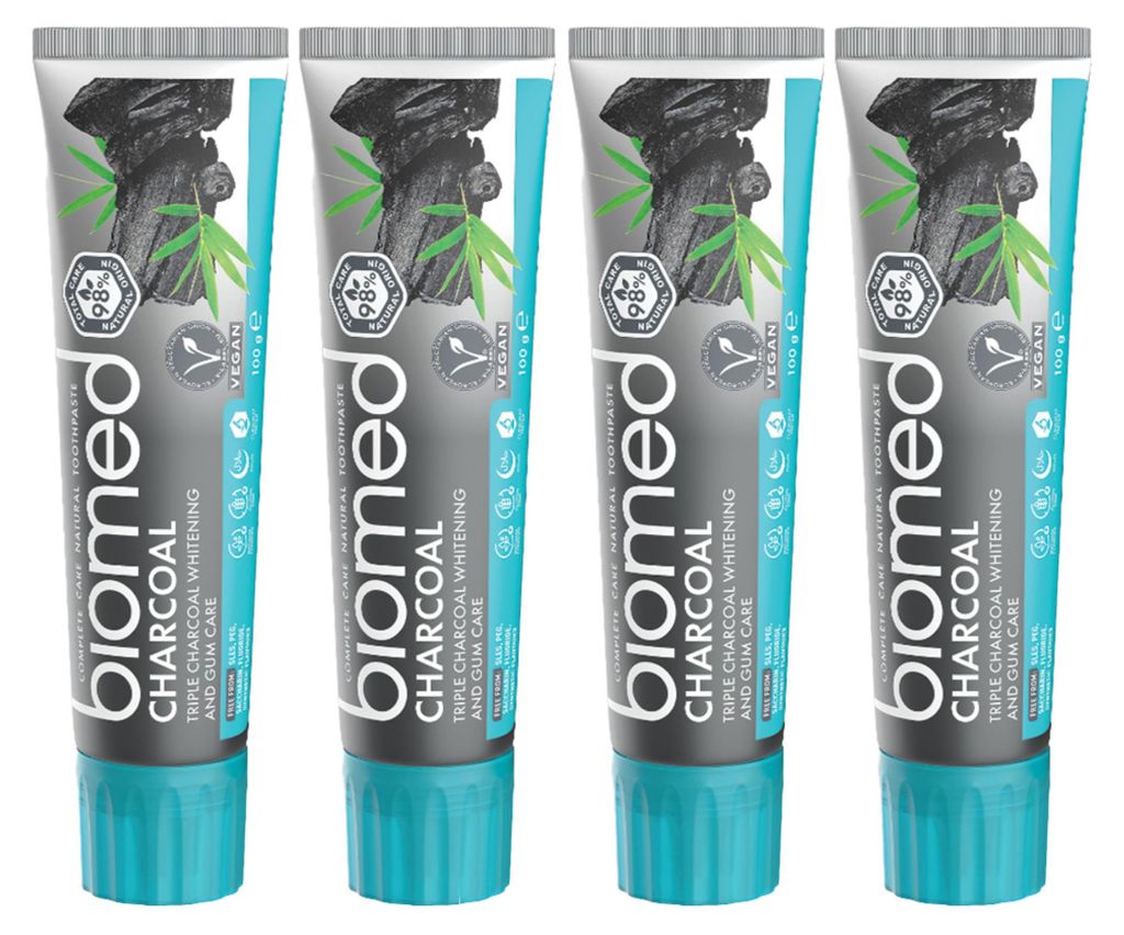 BIOMED – Dentifricio – Charcoal – Confezione convenienza da Immagine del prodotto 