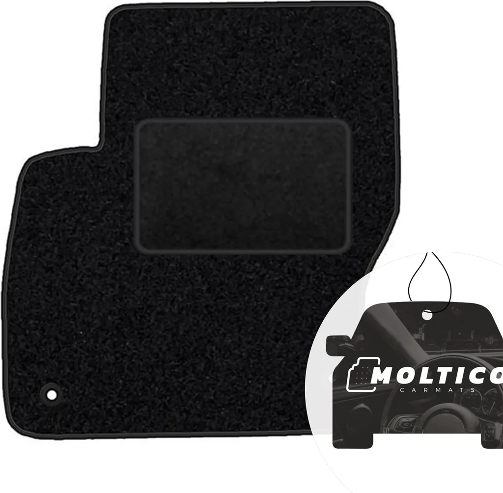 Tappetino Guida Ford Focus III 2011-2018 in Velours Nero | moto-MOLTICO
