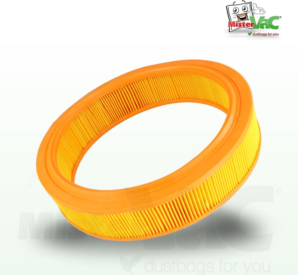 MisterVac Lamellenfilter Ersatzfilter kompatibel mit PROTOOL Absauggerät VCP 171 E-L