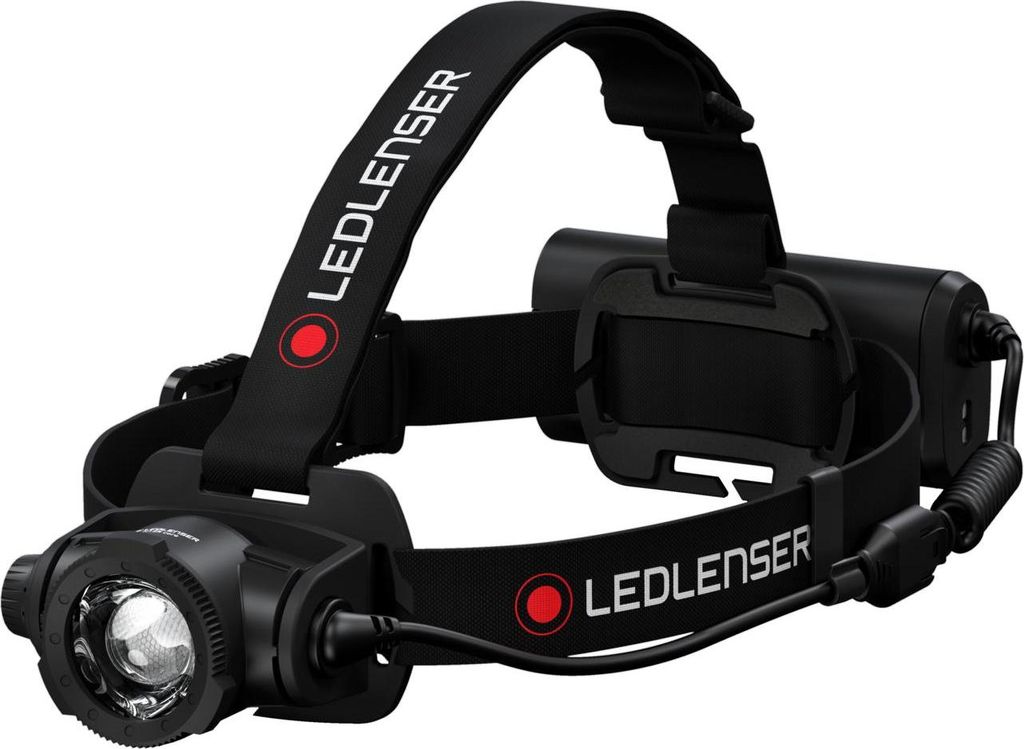 Ledlenser H15R Core Stirnlampe schwarz, 2500 Lumen, 250m Leuchtweite, 380g, 80 Std, IP67, wiederaufladbar