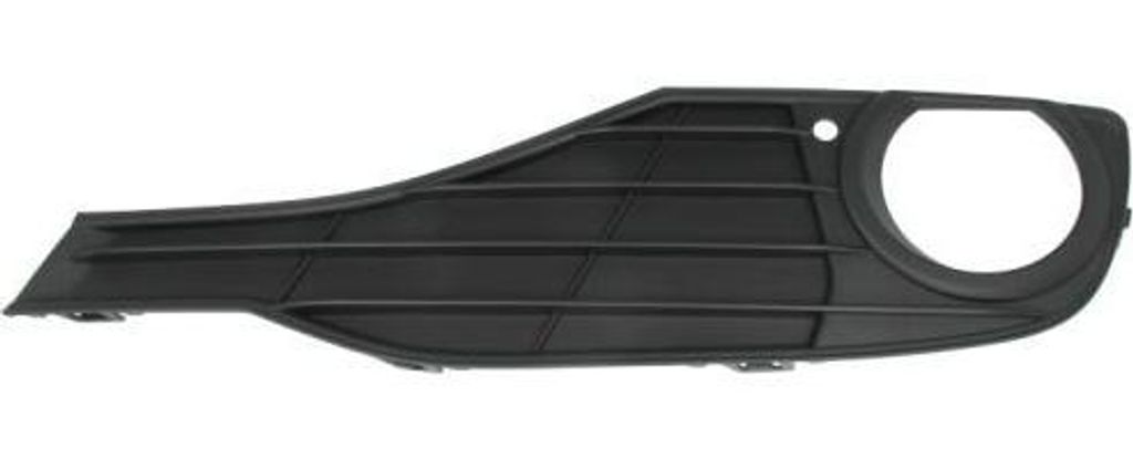 BLIC Lüftungsgitter Grill Stoßfänger für BMW 3 Touring (F31) mit Loch/Löchern für Nebellampen Schwarz