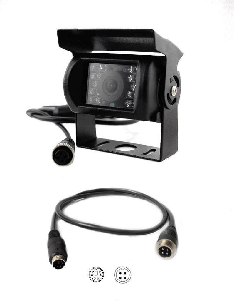 Caméra de recul + adaptateur de réduction de caméra pour Image du produit 