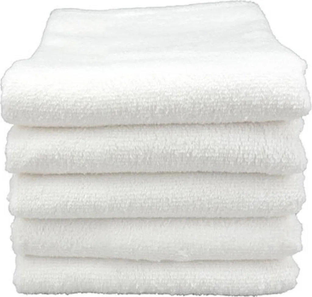 Drap de Plage A&R AR089 - Serviette 100x190 cm Blanche 100% Coton Soft