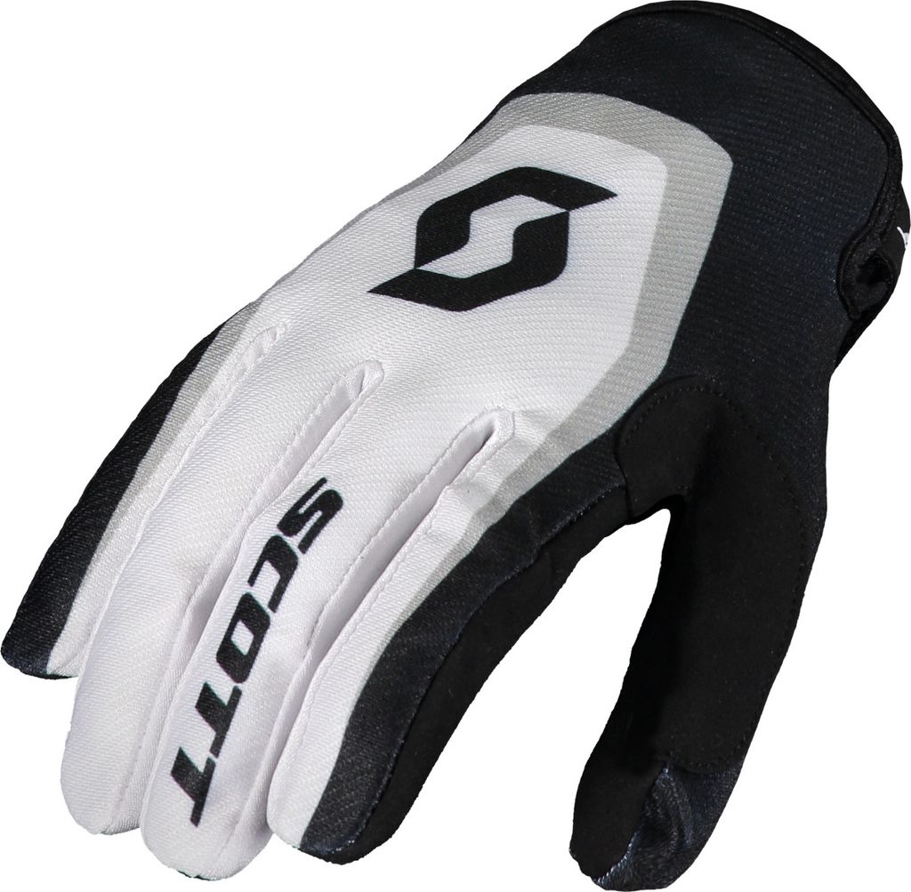 Scott 350 Dirt Motocross Handschuhe, schwarz/weiß, 2XL