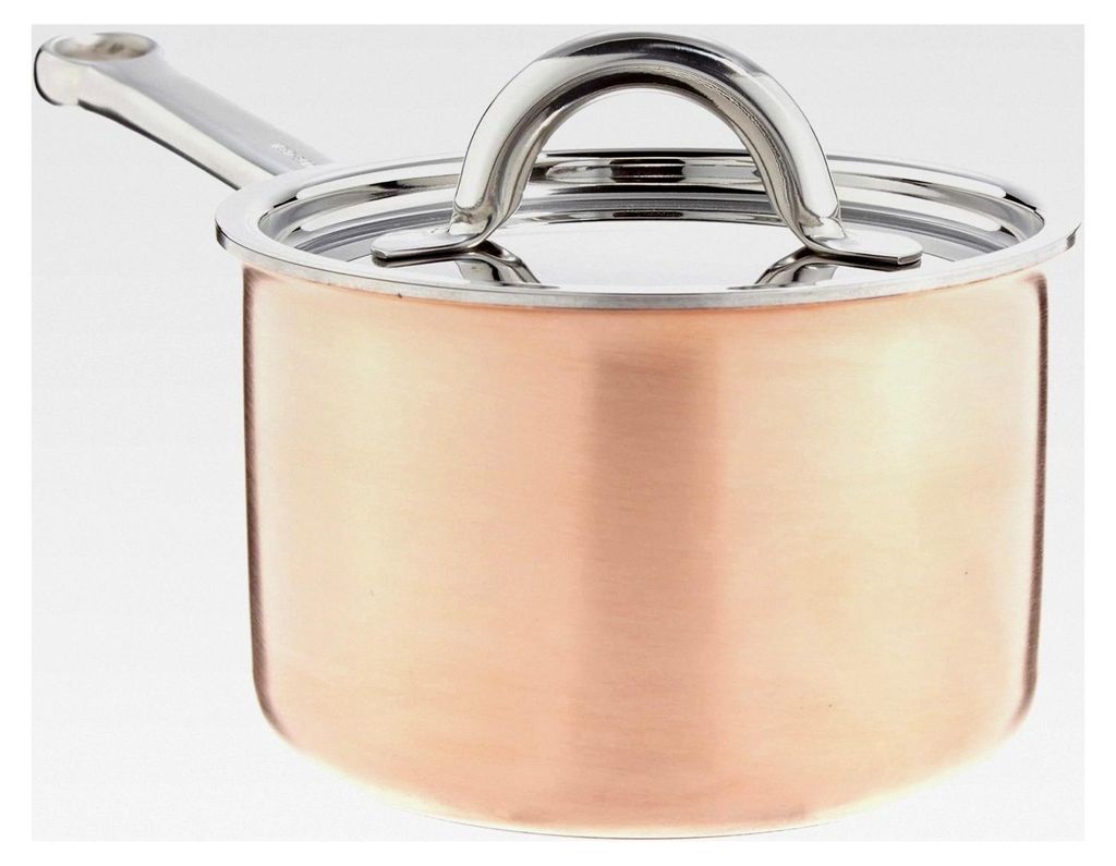 Stieltopf De Luxe mit Deckel, 16 cm, 1,50 l, Edelstahl
