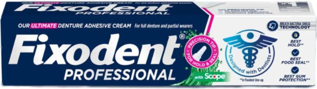 Fixodent | Krem adhezyjny do protez - 51g - Smak miętowy - Zdjęcie produktu 