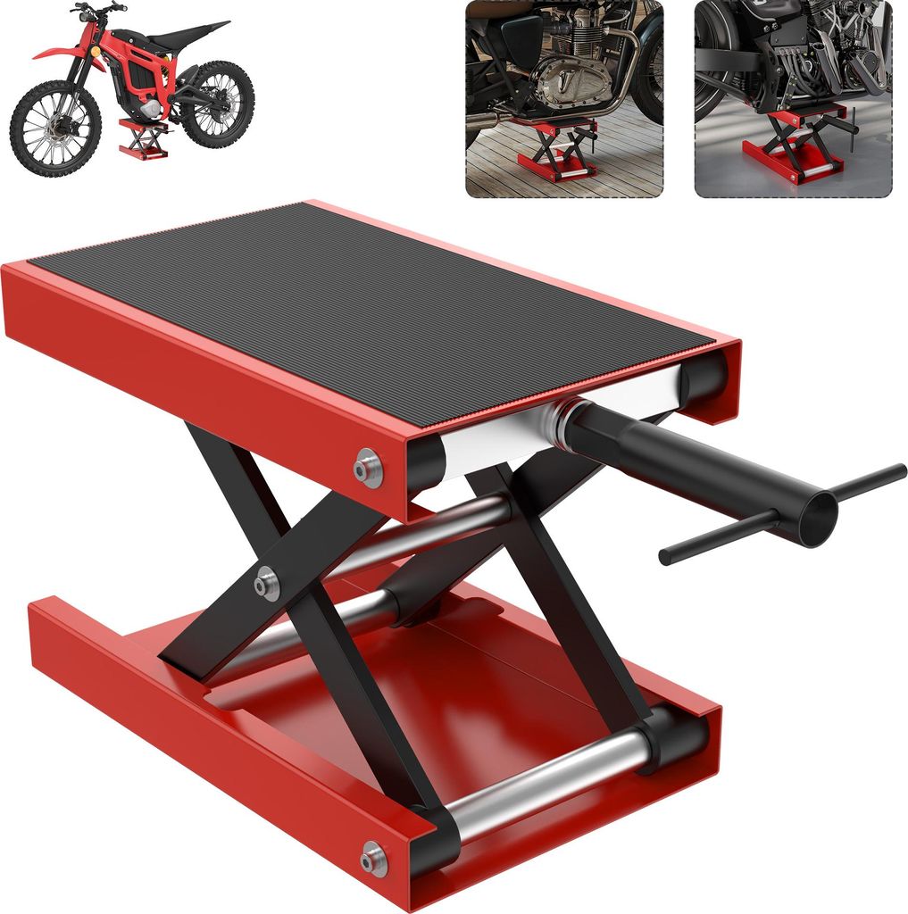 LZQ Zvedák na motorku 500 kg, nůžkový zvedák s Obrázek produktu 