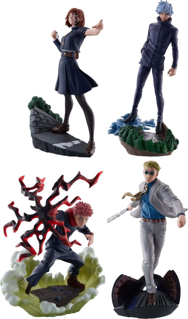 Figurki Jujutsu Kaisen Petitrama Seria 3 - Zestaw 4 mini Immagine del prodotto 