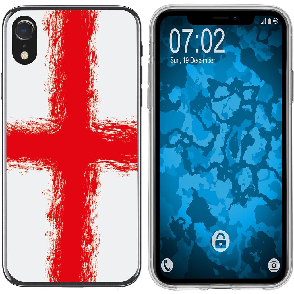 PhoneNatic Case kompatibel mit Apple iPhone Xr Silikon-Hülle WM England M4