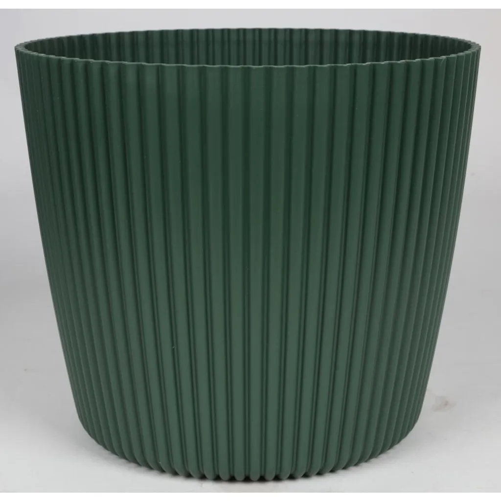 Cache-pot Milly BURI rond en plastique résistant pour plantes lot de 5