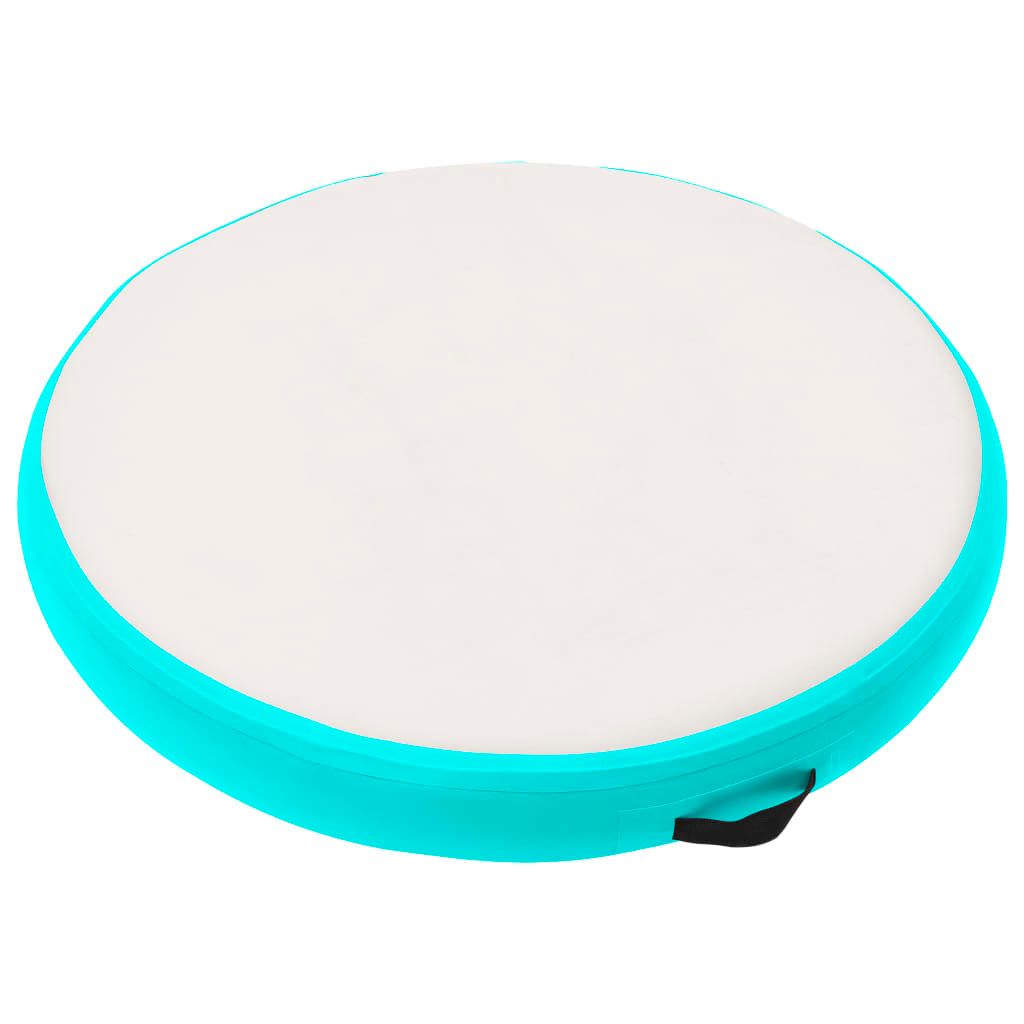 vidaXL Aufblasbare Gymnastikmatte mit Pumpe 100x100x20 cm Produktbild 