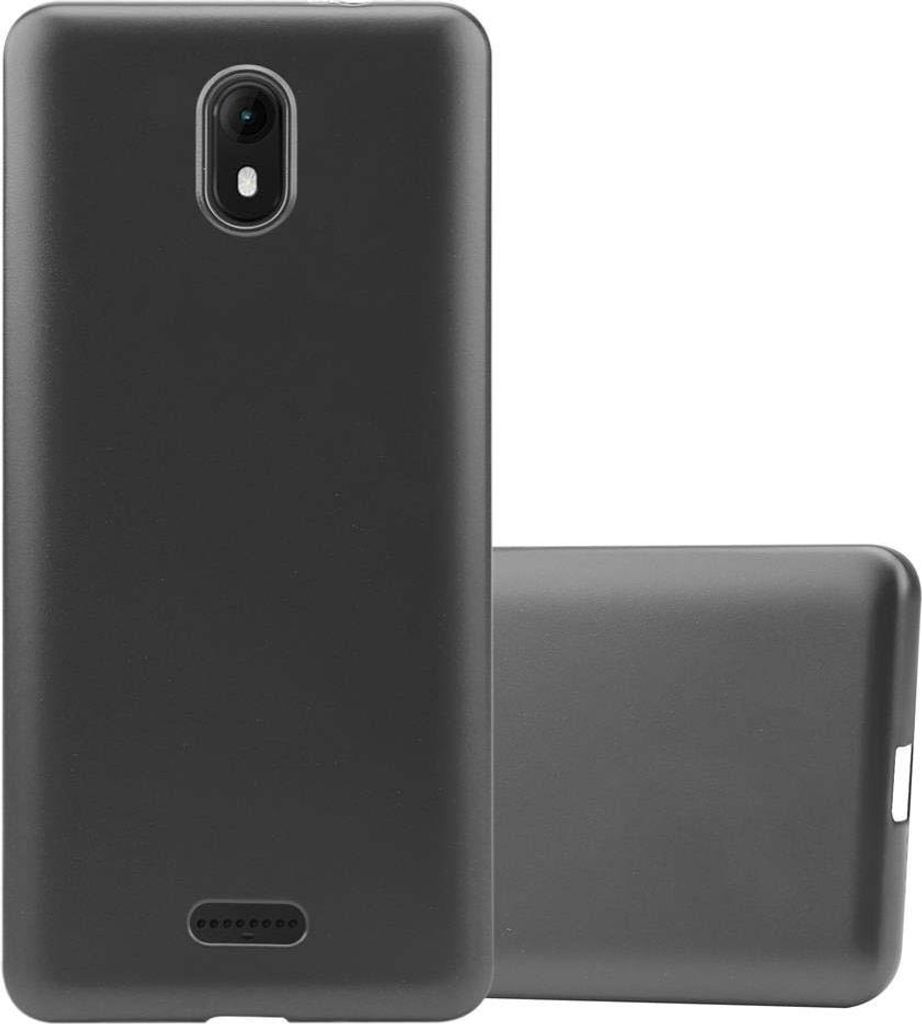 Cadorabo Schutzhülle für WIKO VIEW GO Hülle in Grau Handyhülle TPU Silikon Etui Cover Case