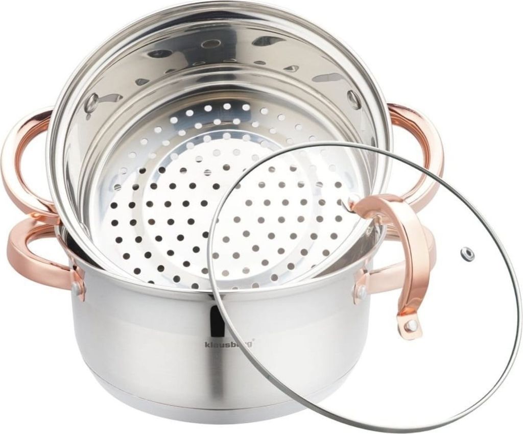 Klausberg Steam Pot 3 Elements. 20Cm Kb-7728 Or Rose Image du produit 