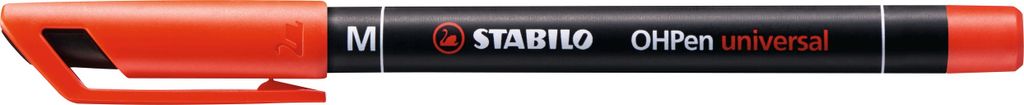 Folienstift - STABILO OHPen universal - permanent medium - Einzelstift - rot