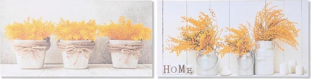 Leinwand DKD Home Decor Kiefer Leinwand 60 x 1,8 x 30 cm
