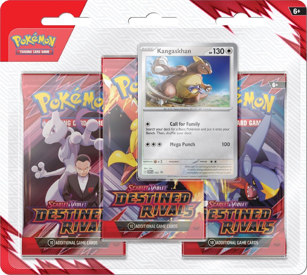 Pokémon TCG: SV10 Bestimmte Rivalen - 3 Blister Booster Produktbild 