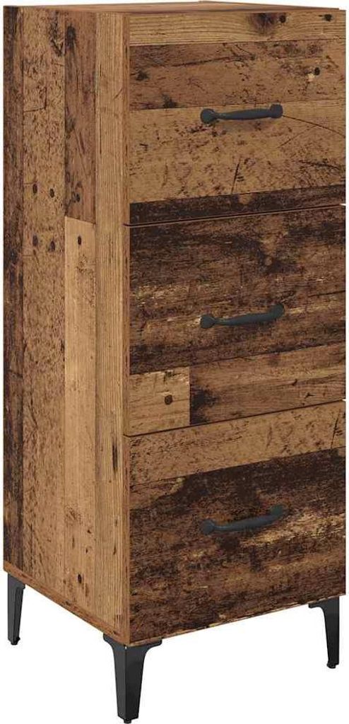Sideboard Altholz 34,5 x 34 x 90 cm Holzwerkstoff