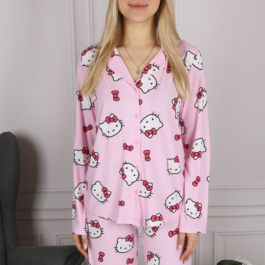 Schlafanzug Damen Hello Kitty