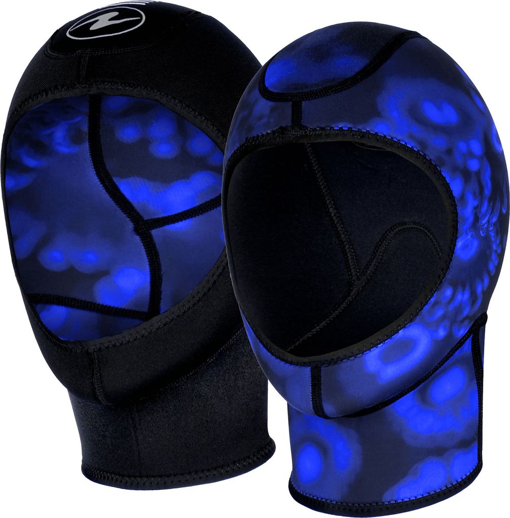 AquaLung Kopfhaube 3mm für Bali und Mahe Unisex CAMOBLUE, Größe:S