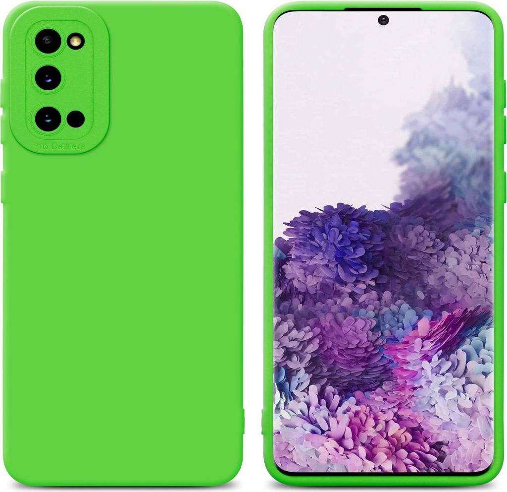 Cadorabo Hülle für Samsung Galaxy S20 Schutz Hülle in Grün TPU Silikon Etui Case Handyhülle