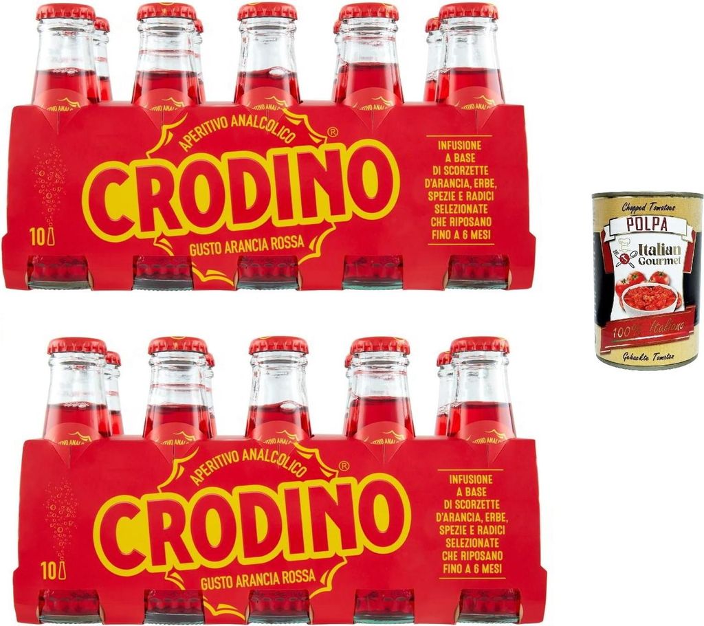 Crodino arancia rossa, Crodino rot orange 20x 100 ml Produktbild 