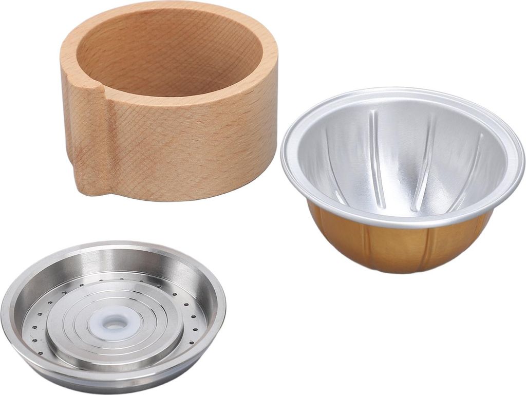 Wiederverwendbare Kaffeekapseln mit Schaufel- und Pinselfllbaren -Pods -Kit fr die Vertuo -Maschine