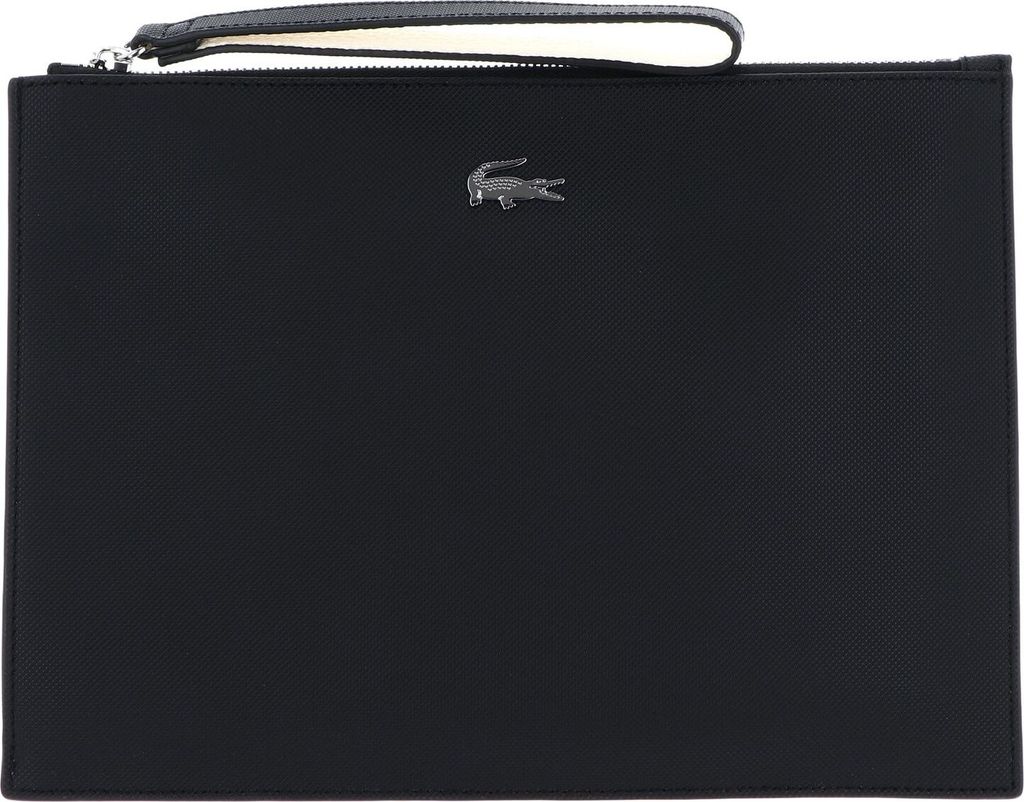 LACOSTE Abendtasche Anna Clutch Noir Farine dunkelblau