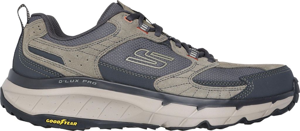 Skechers Sneakers 237755-TPMT in Taupe Leather/Synthetic/Multi Trim color size 41